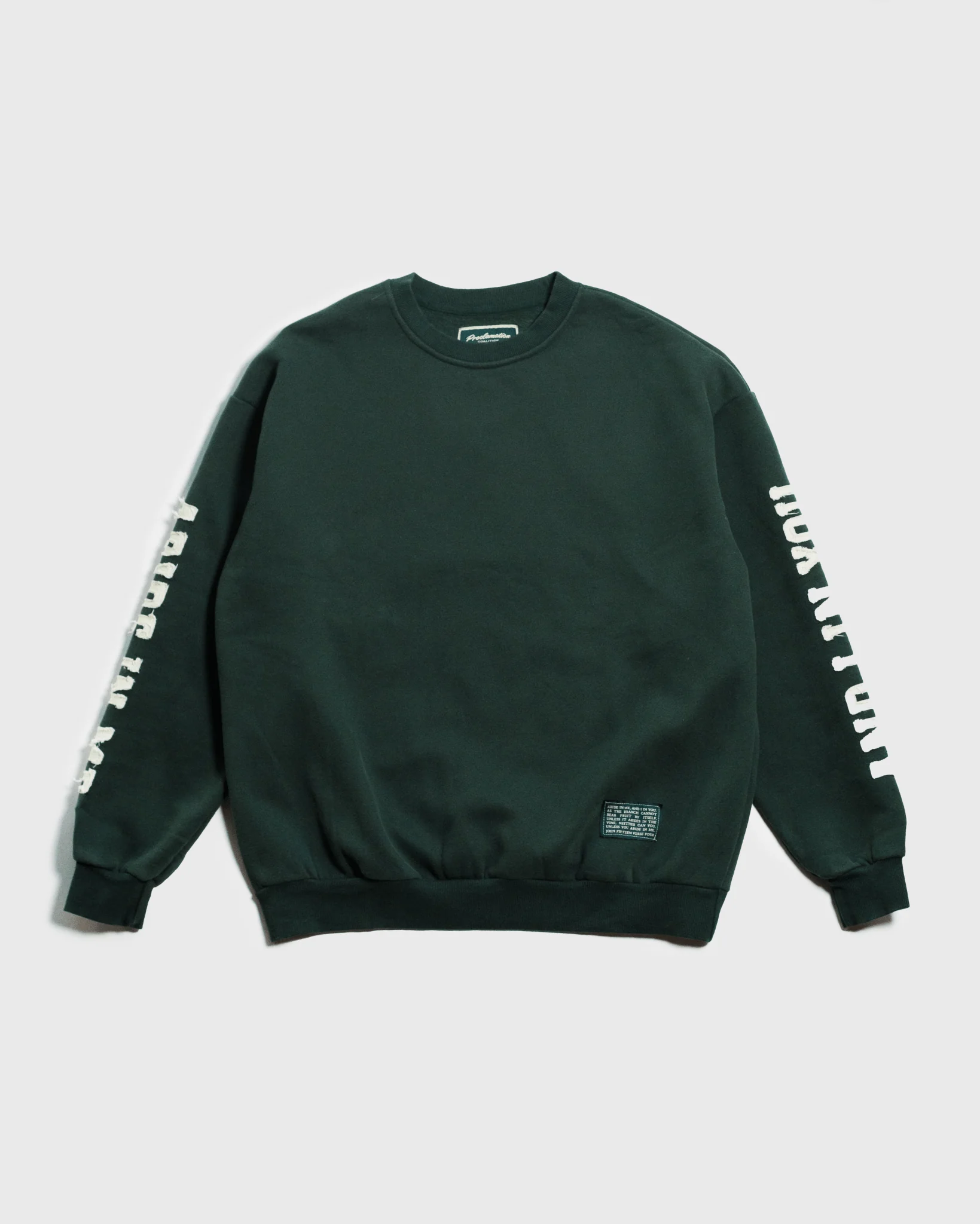 "Abide" Pine Comfort Crewneck - Image 6