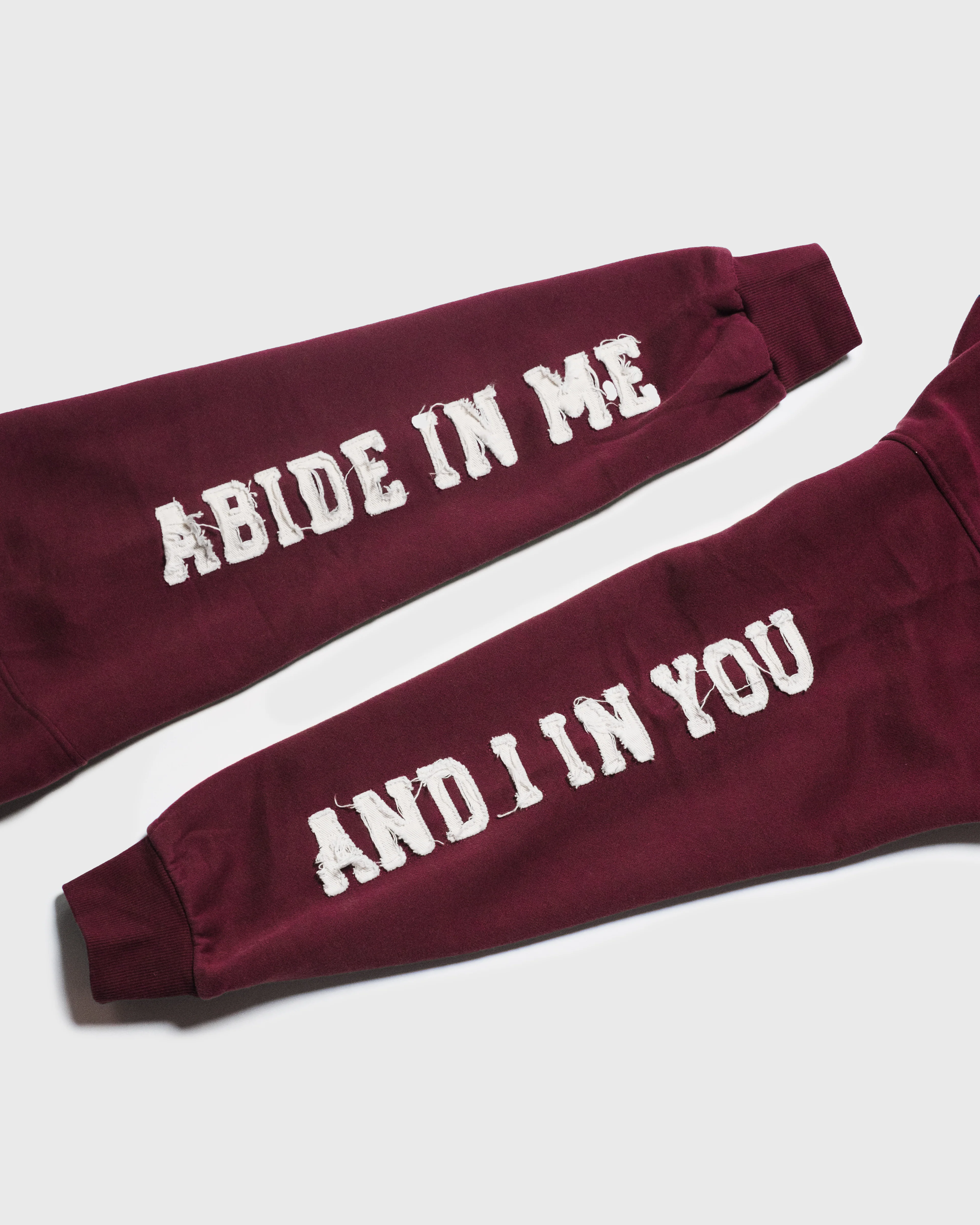 "Abide" Maroon Comfort Hoodie (Limited Edition) - Image 5
