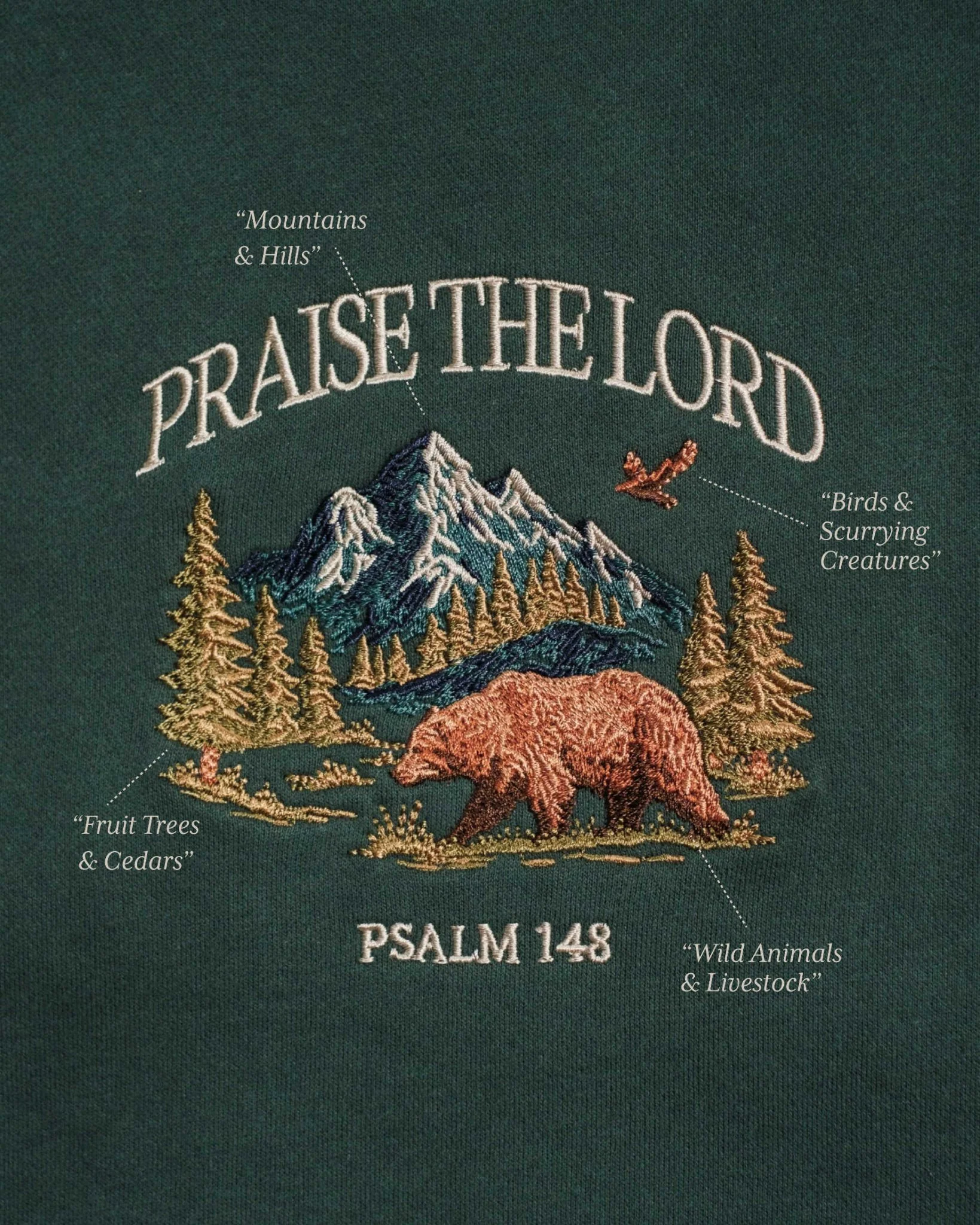"All Creation PTL" Pine Comfort Crewneck - Image 3