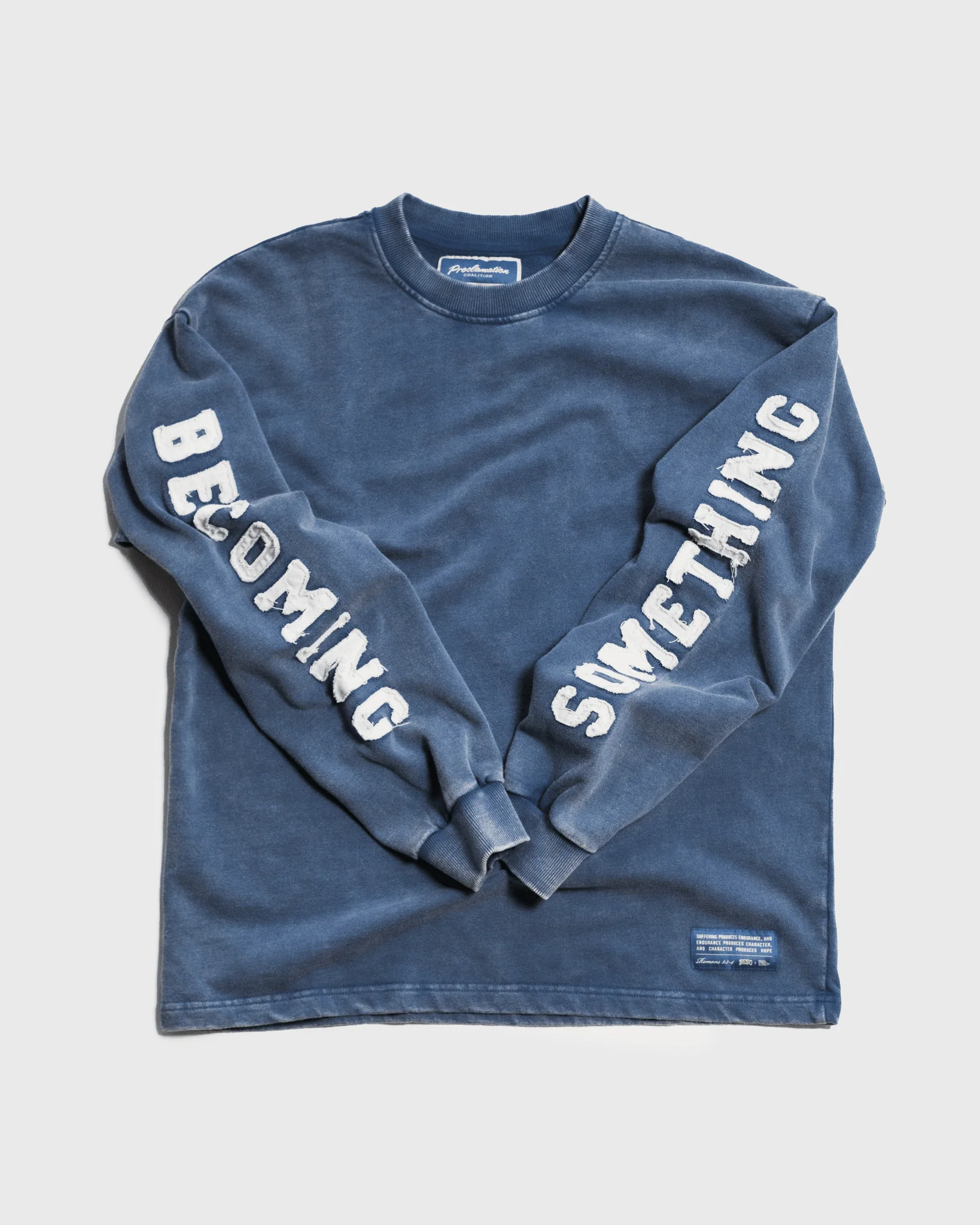 "Becoming Something" French Terry Long-Sleeve Tee - Image 6