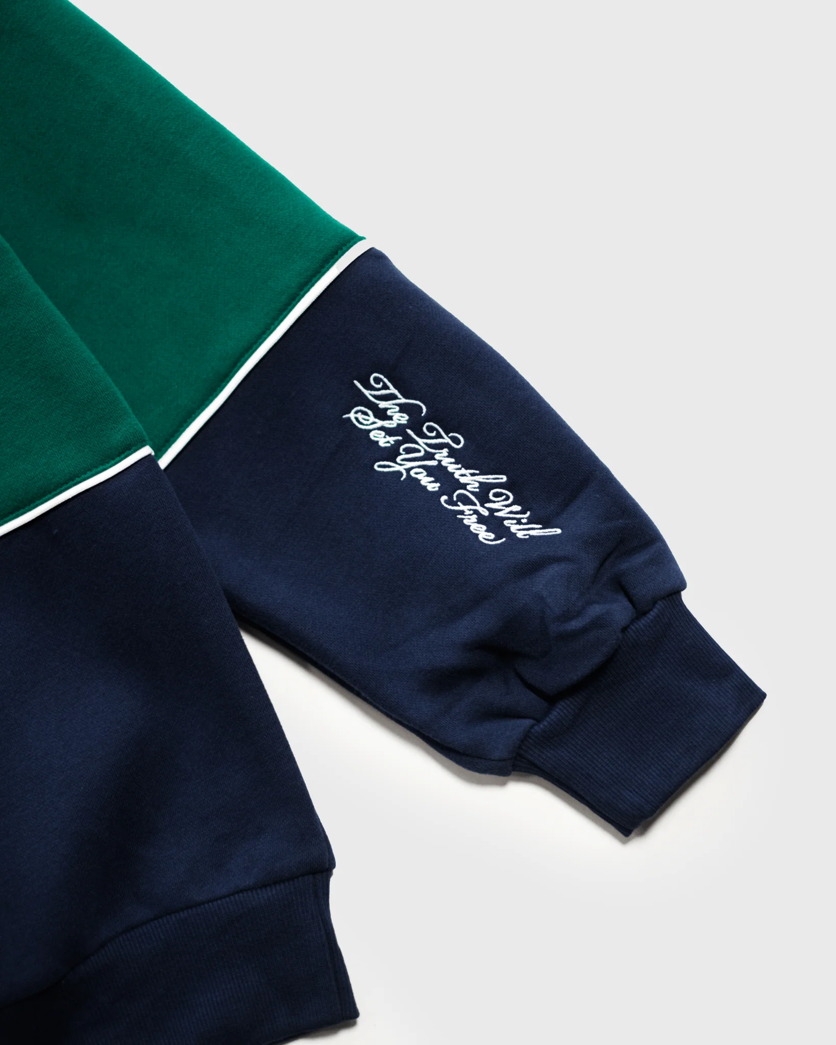"Dare To Be True" Color-Block Comfort Crewneck - Image 3