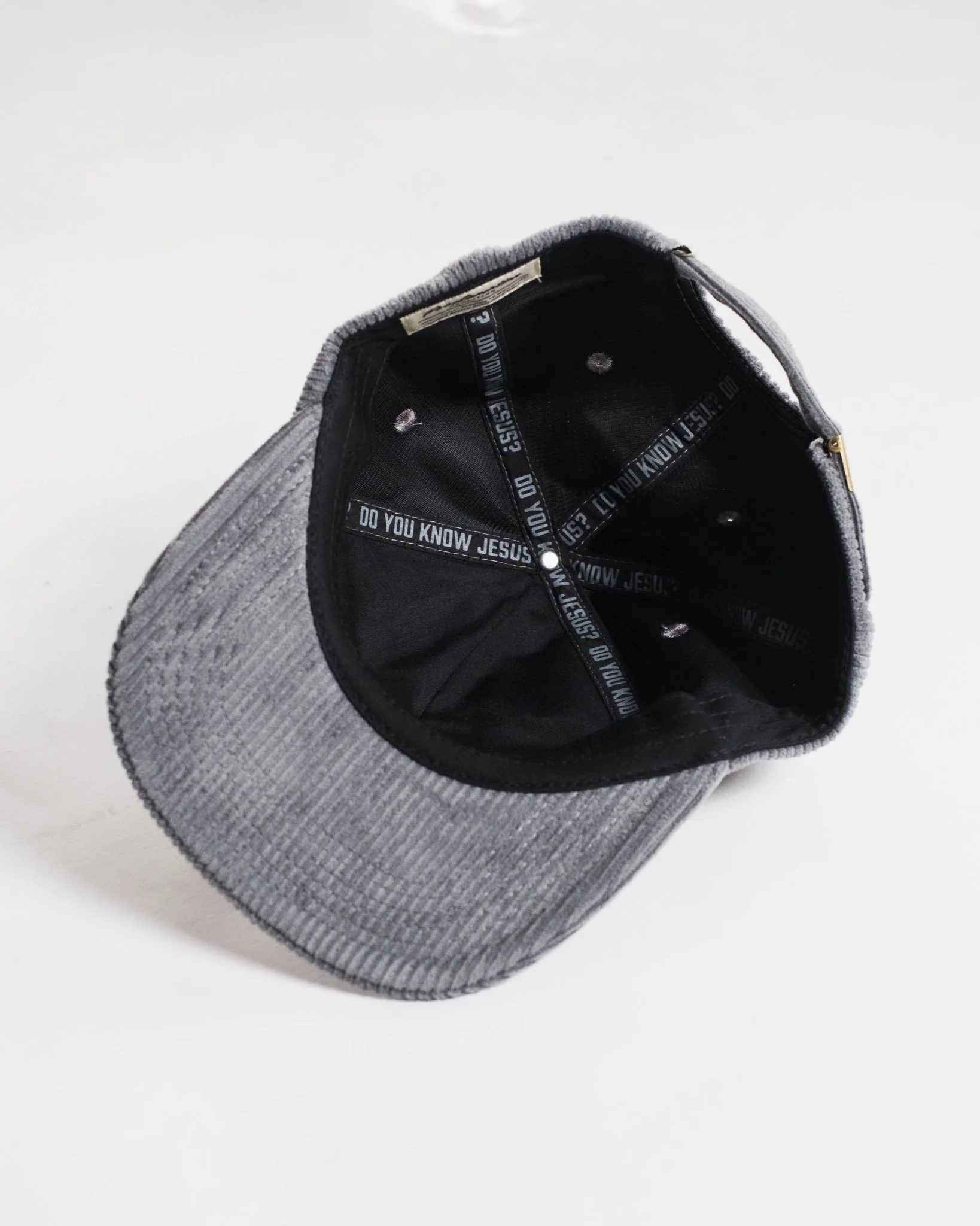 "Do You Know Jesus?" Corduroy Hat - Image 6