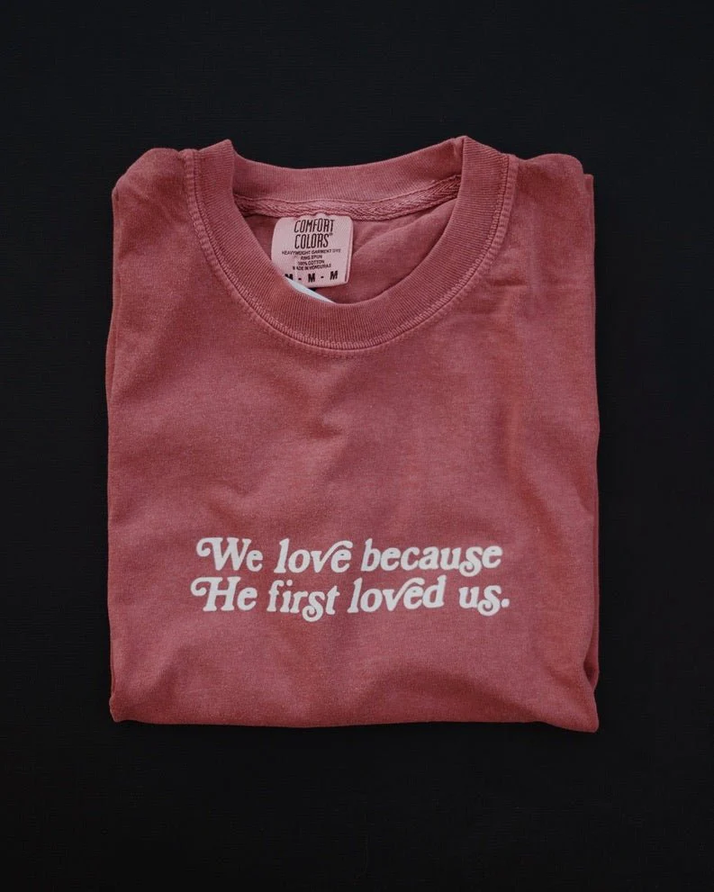 "First Loved" Crimson Tee - Image 4