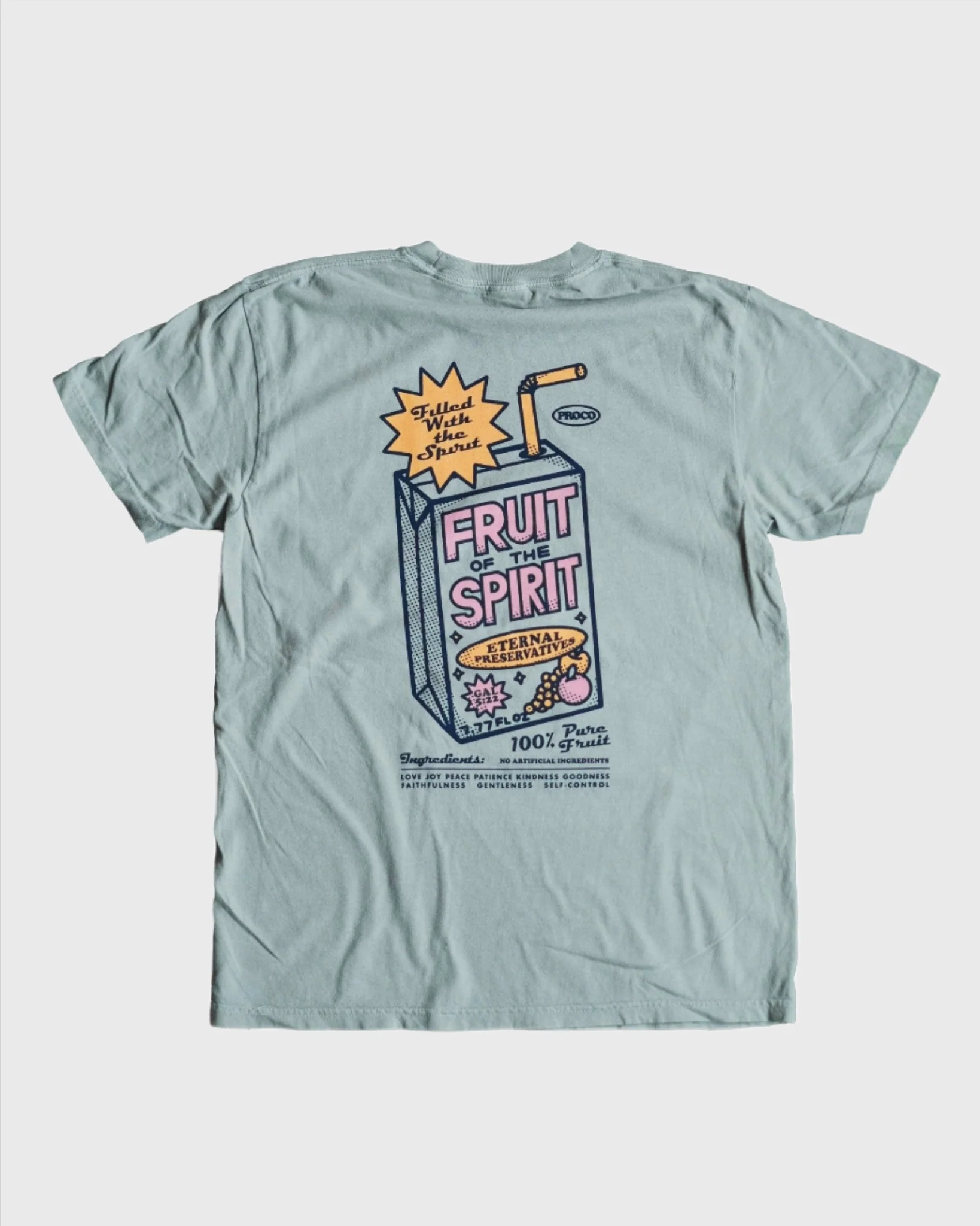 "Juice Box" Sage Tee - Image 3