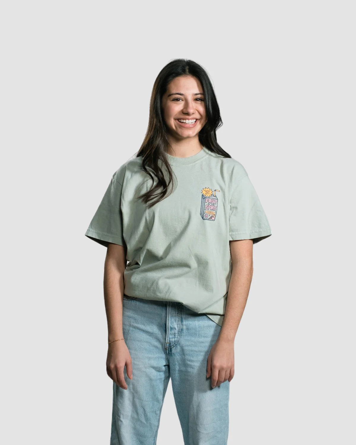 "Juice Box" Sage Tee - Image 4
