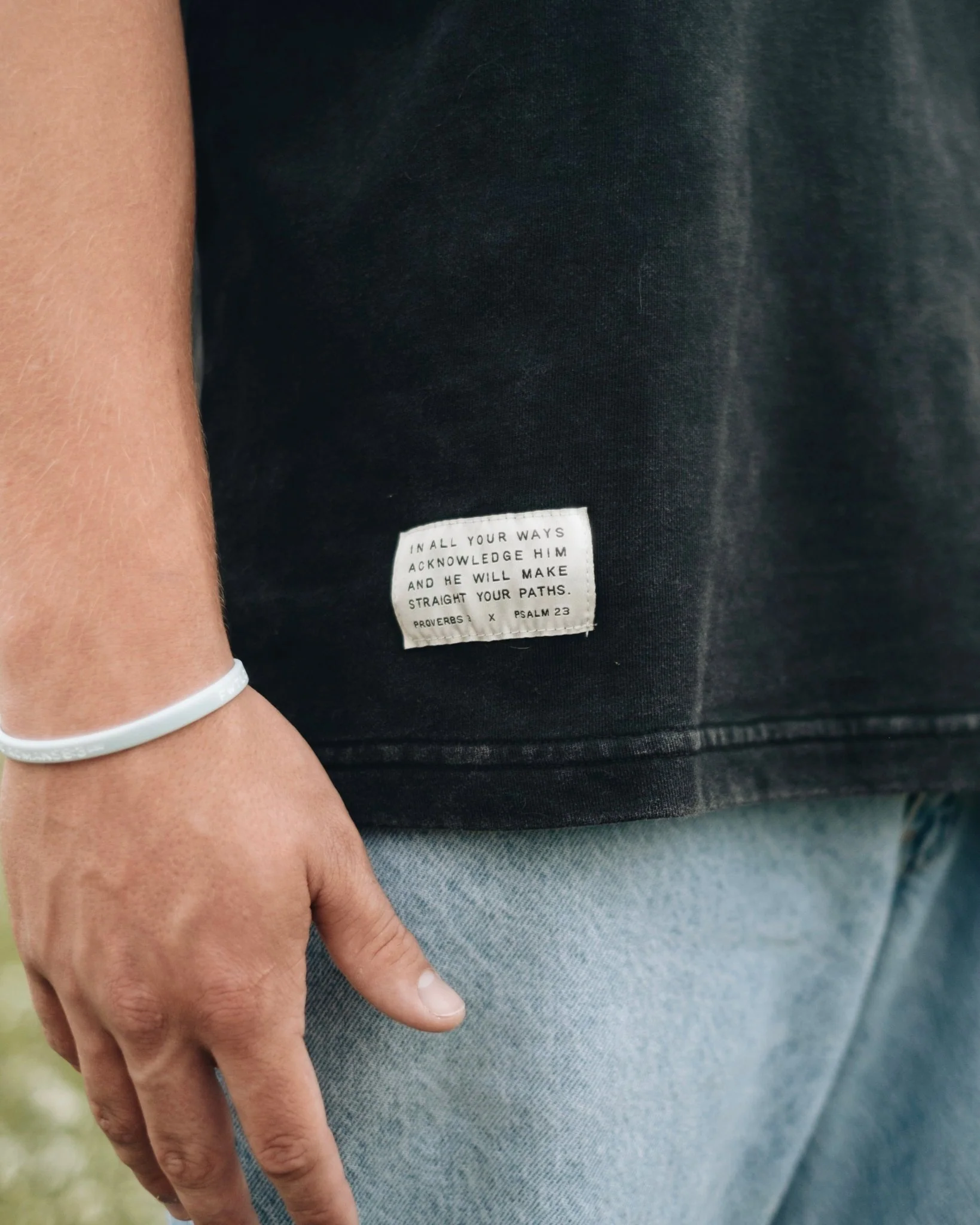 "Good Shepherd" Dark Valleys Heavyweight+ Tee (Puff Print) - Image 5