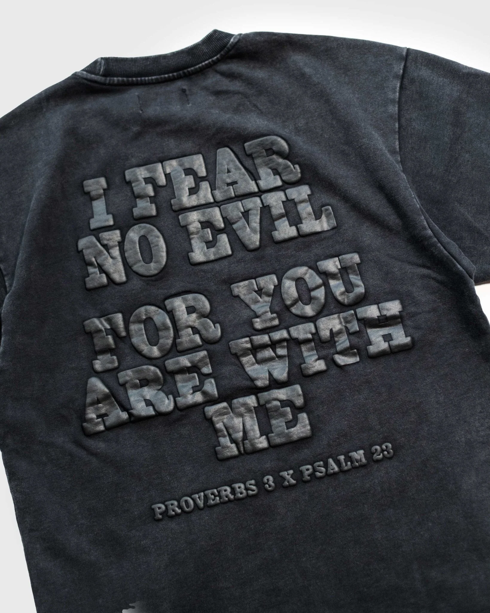 "Good Shepherd" Dark Valleys Heavyweight+ Tee (Puff Print) - Image 7
