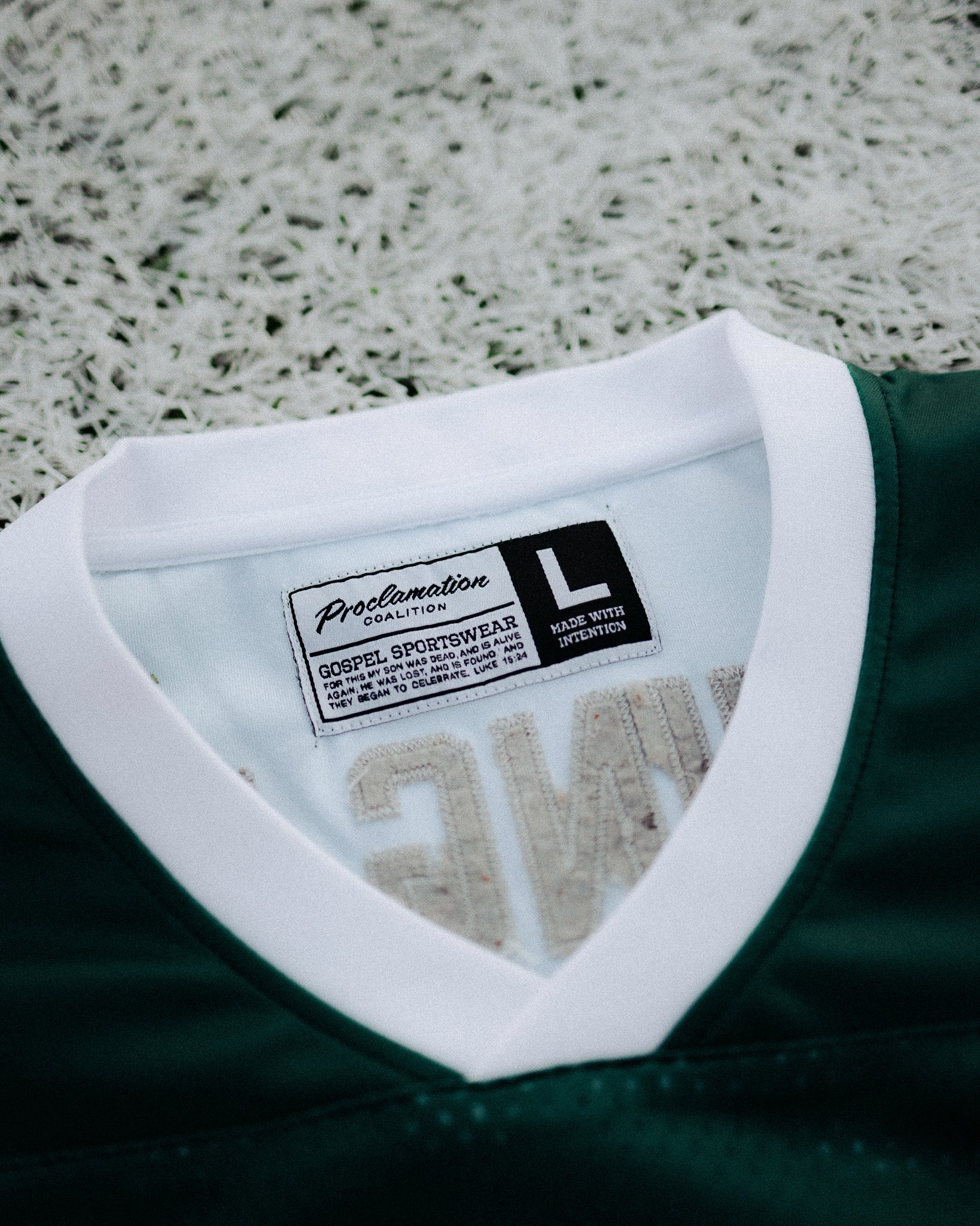 "Homecoming - Luke 15:24" Green Jersey - Image 6