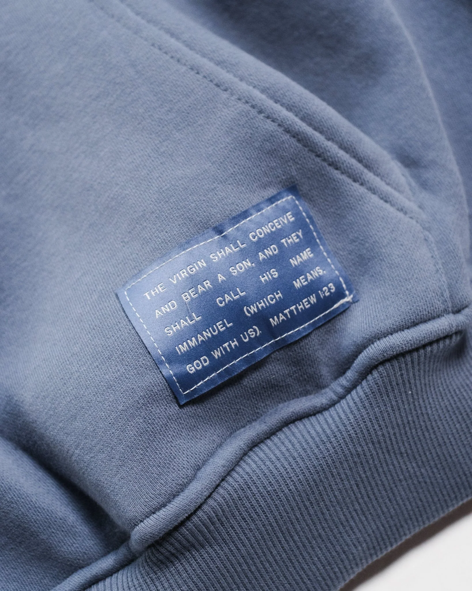 "Immanuel - Where Jesus Walked" Puff-Print Comfort Hoodie - Image 5