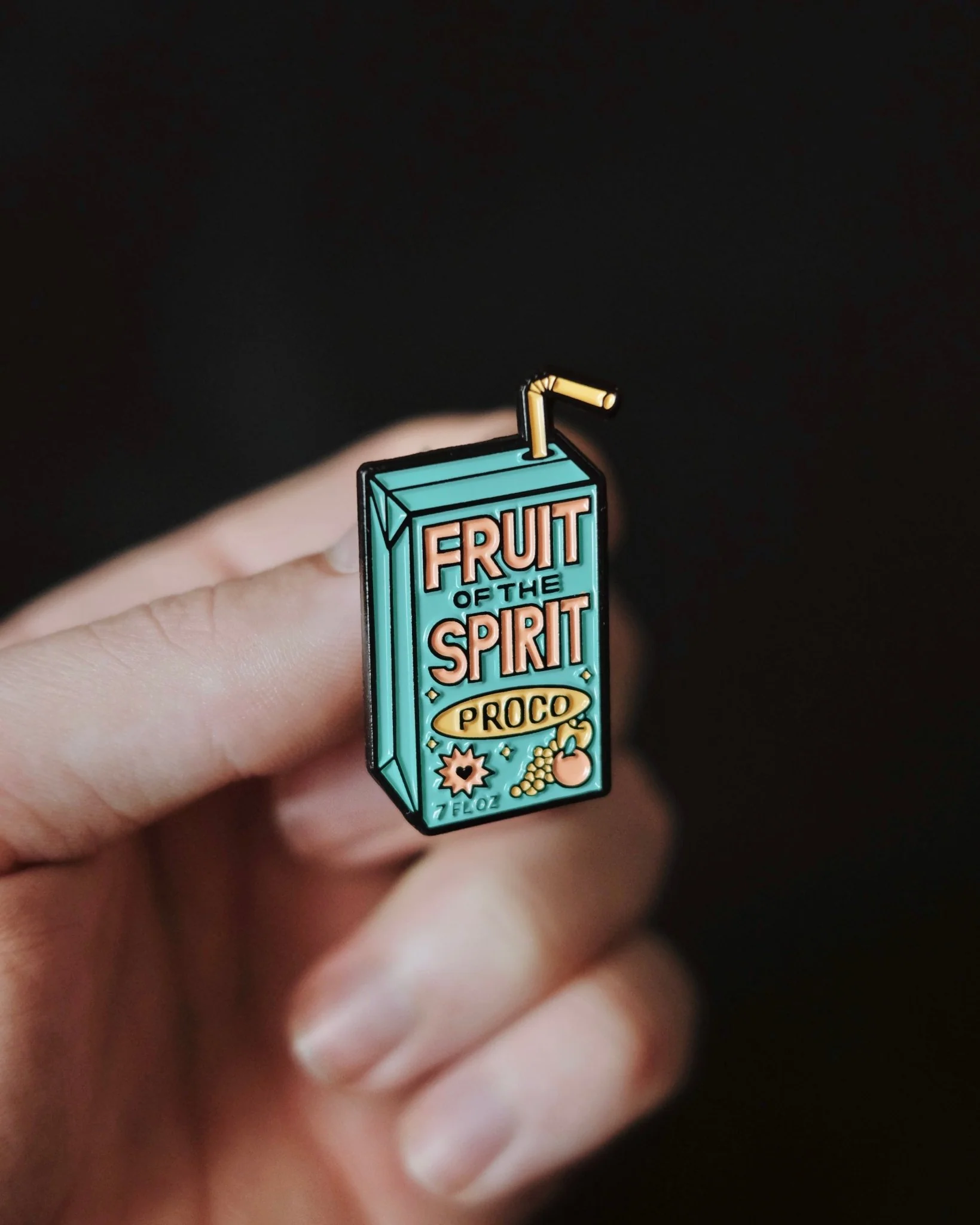 "Juice Box" Premium Enamel Pin - Image 4