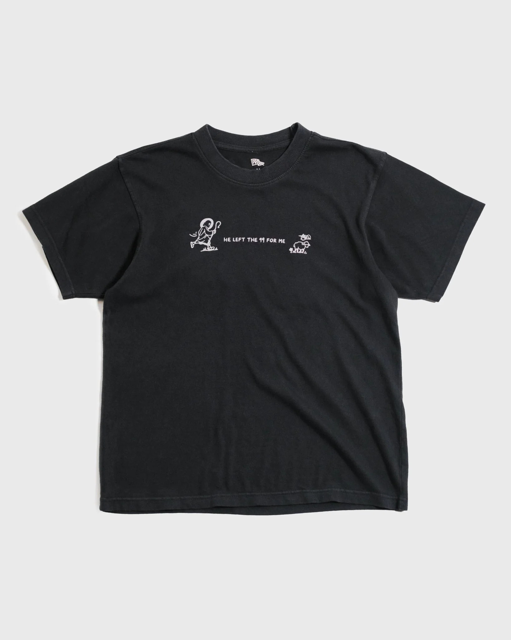 "He Left the 99" Heavyweight Tee - Image 3