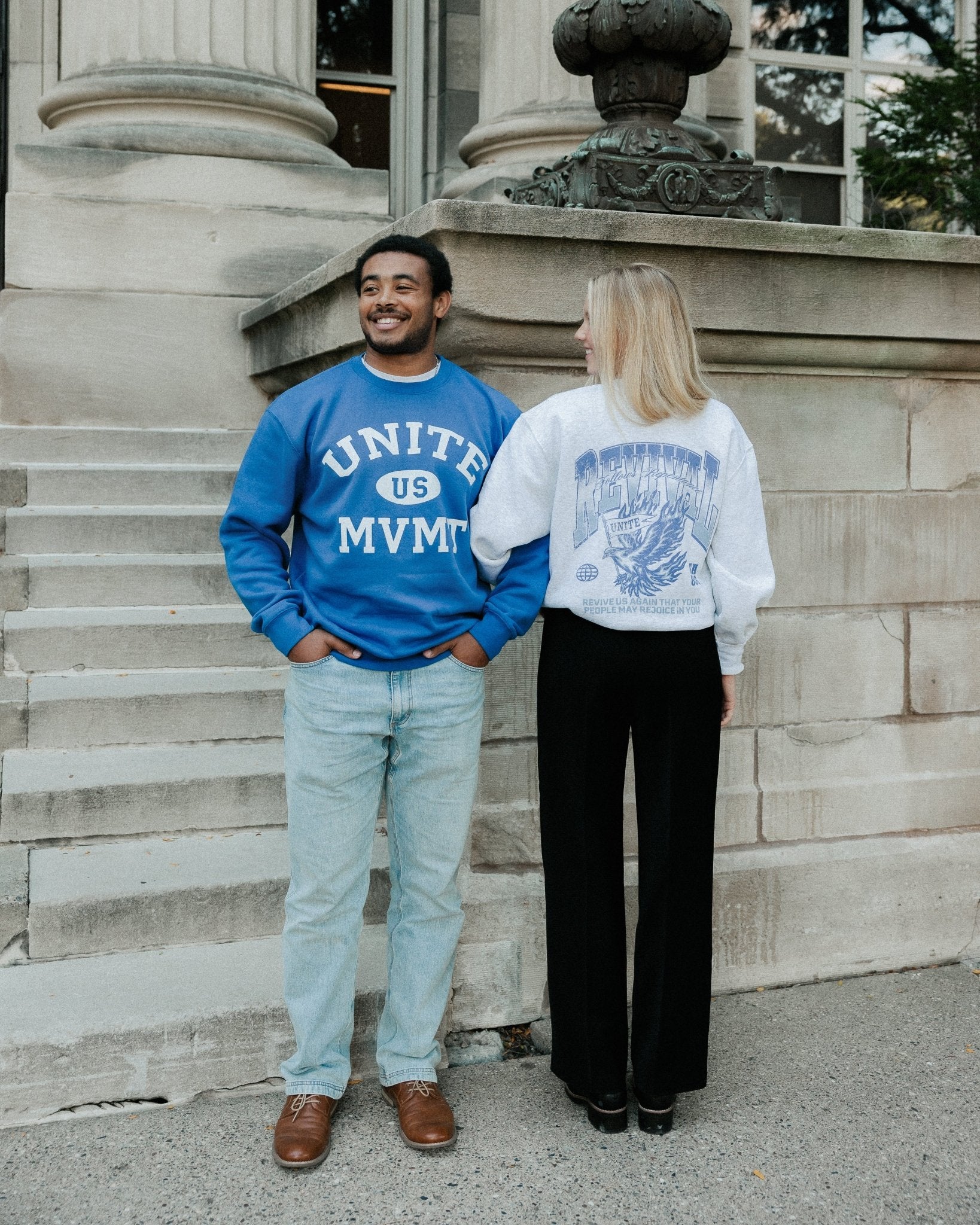 "Revival Follows Repentance" Heavyweight Crewneck - Image 3