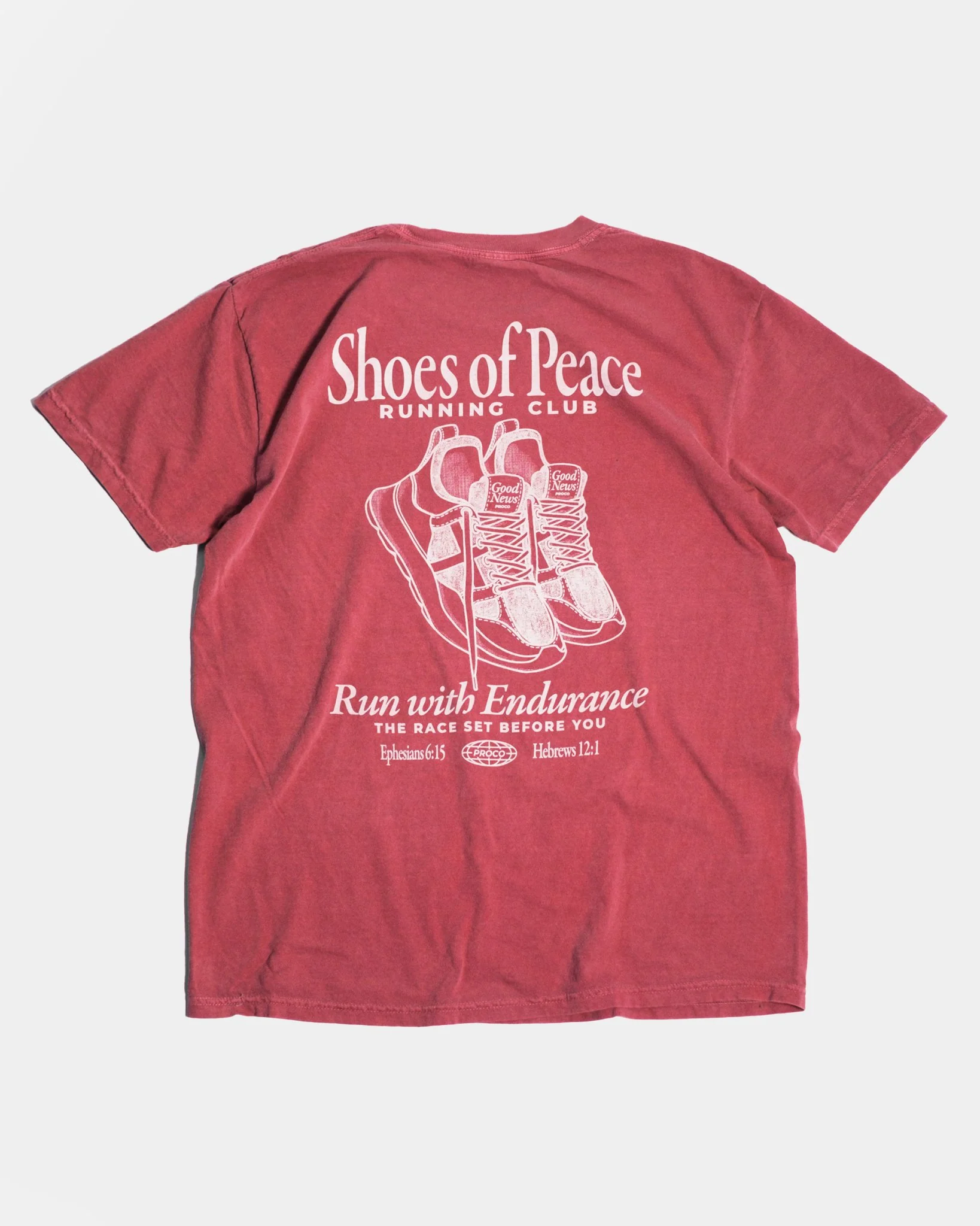 "Run With Endurance" Crimson Tee - Image 3