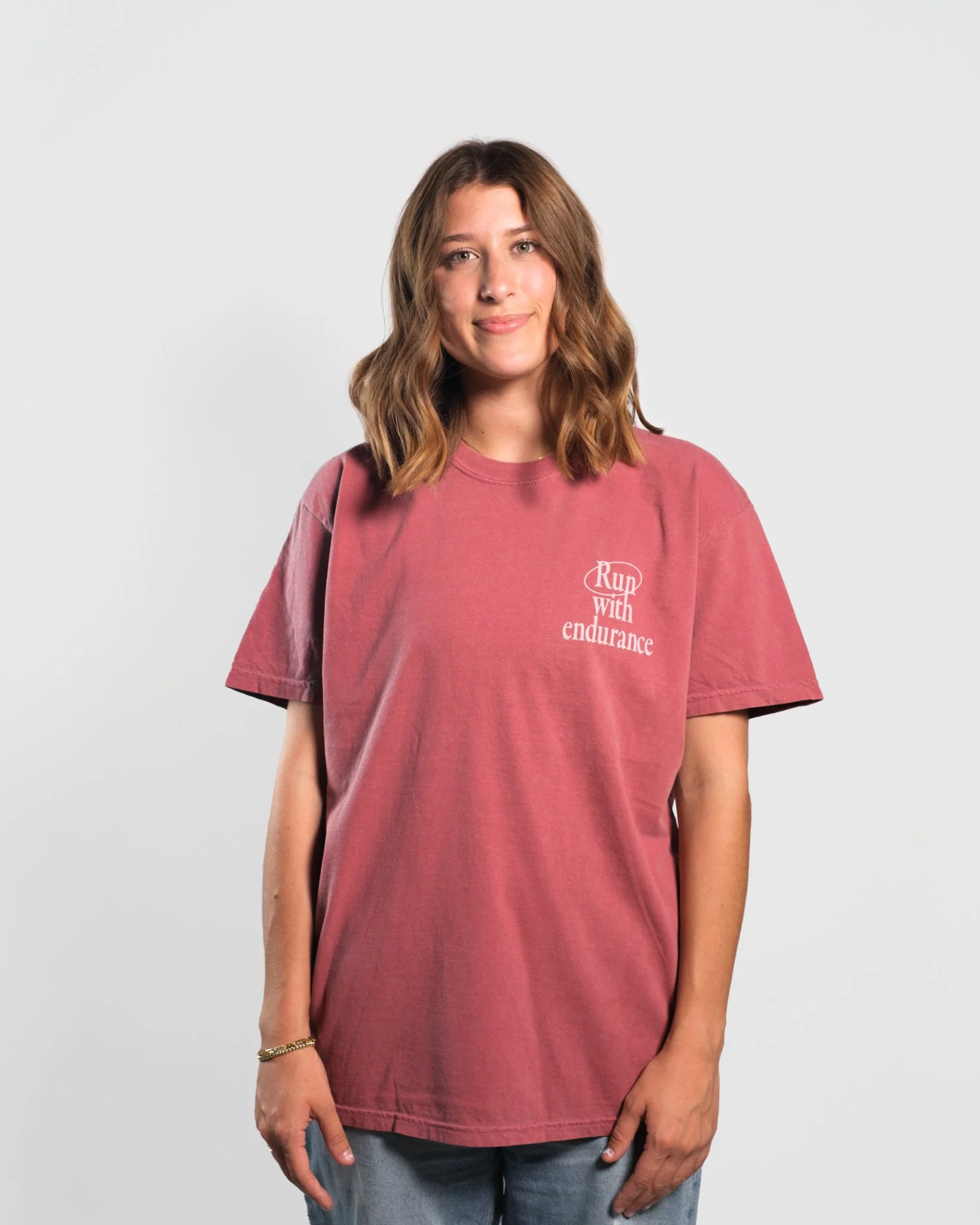 "Run With Endurance" Crimson Tee - Image 8