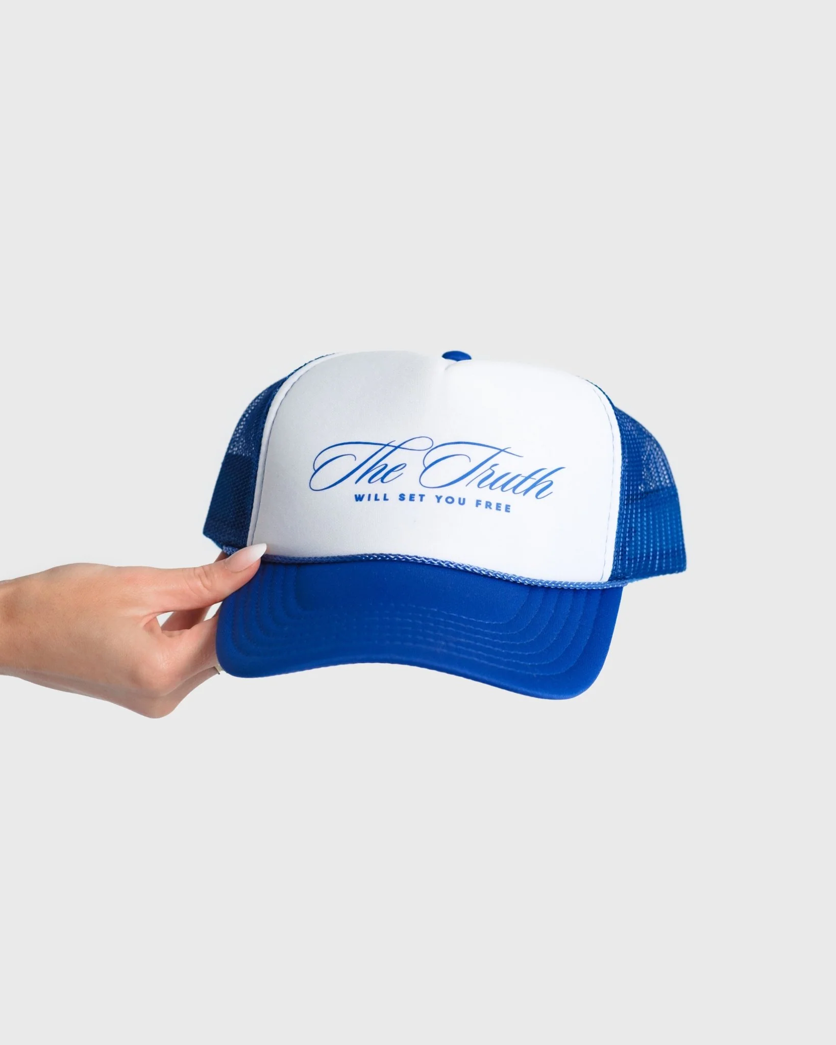 "Set Free X Stay True" Foam Trucker Hat (Clear-Out) - Image 6