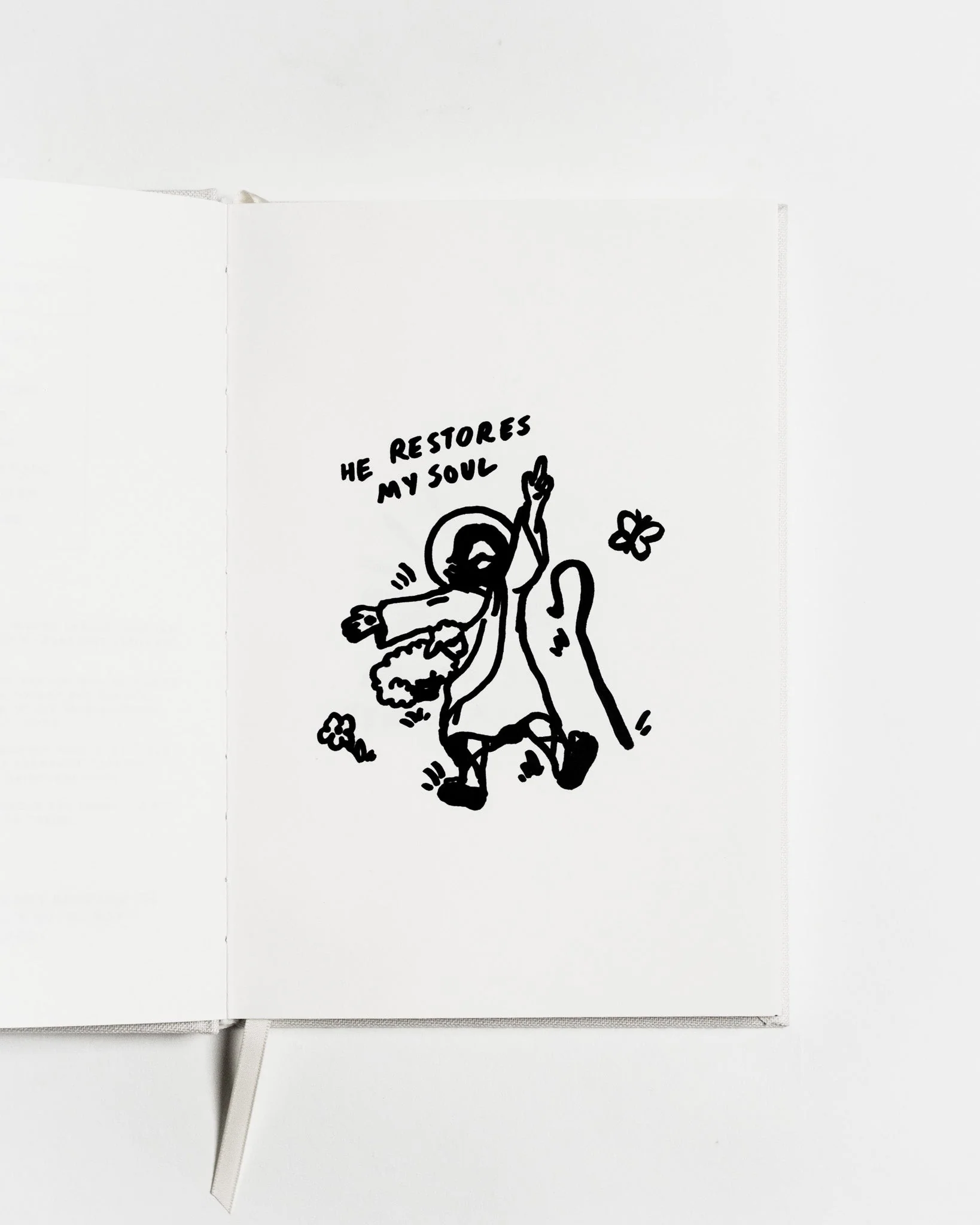 "Spend Time With Jesus" Embroidered Sketchbook - Image 6