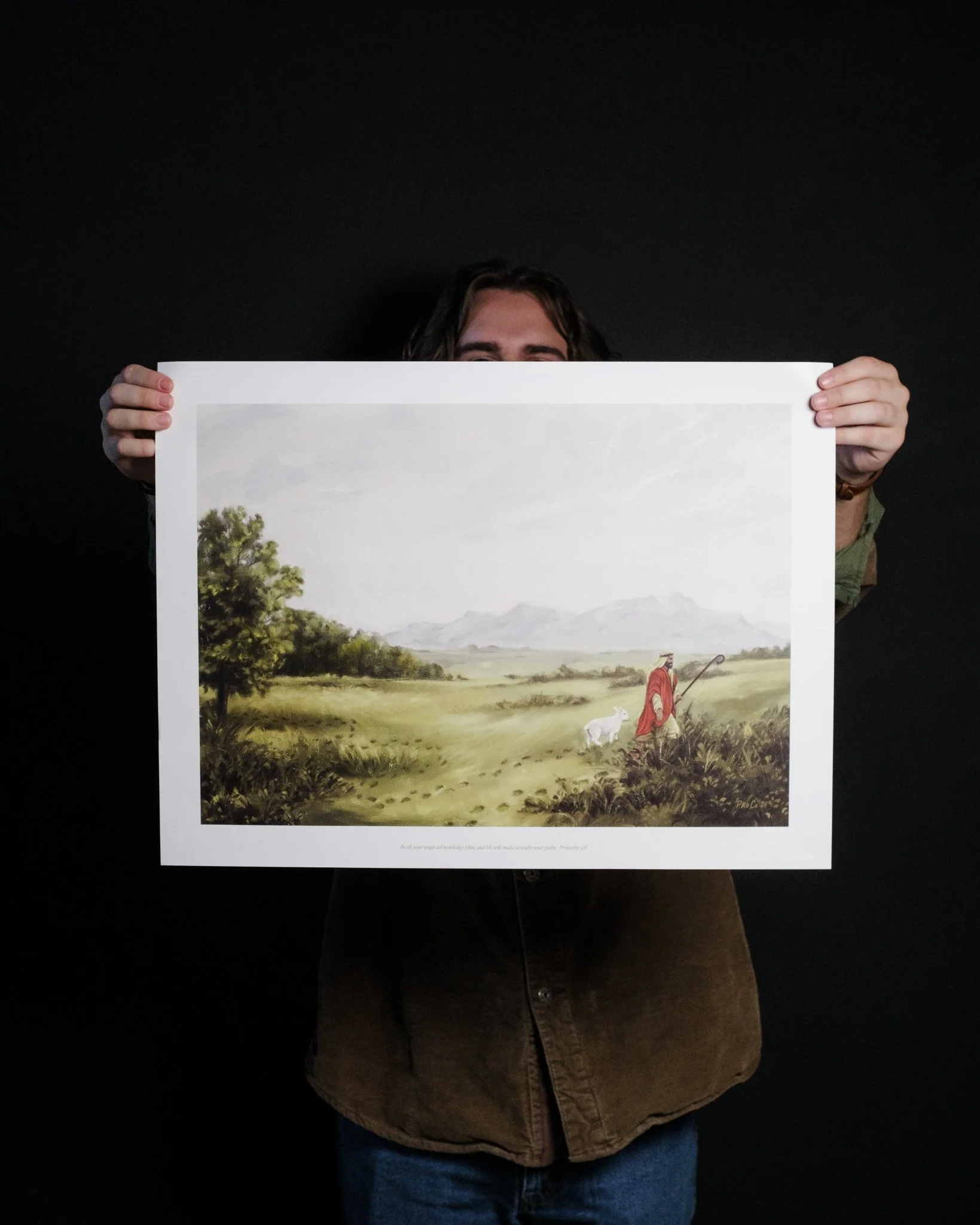 "Good Shepherd" 18x24 Art Print - Image 5