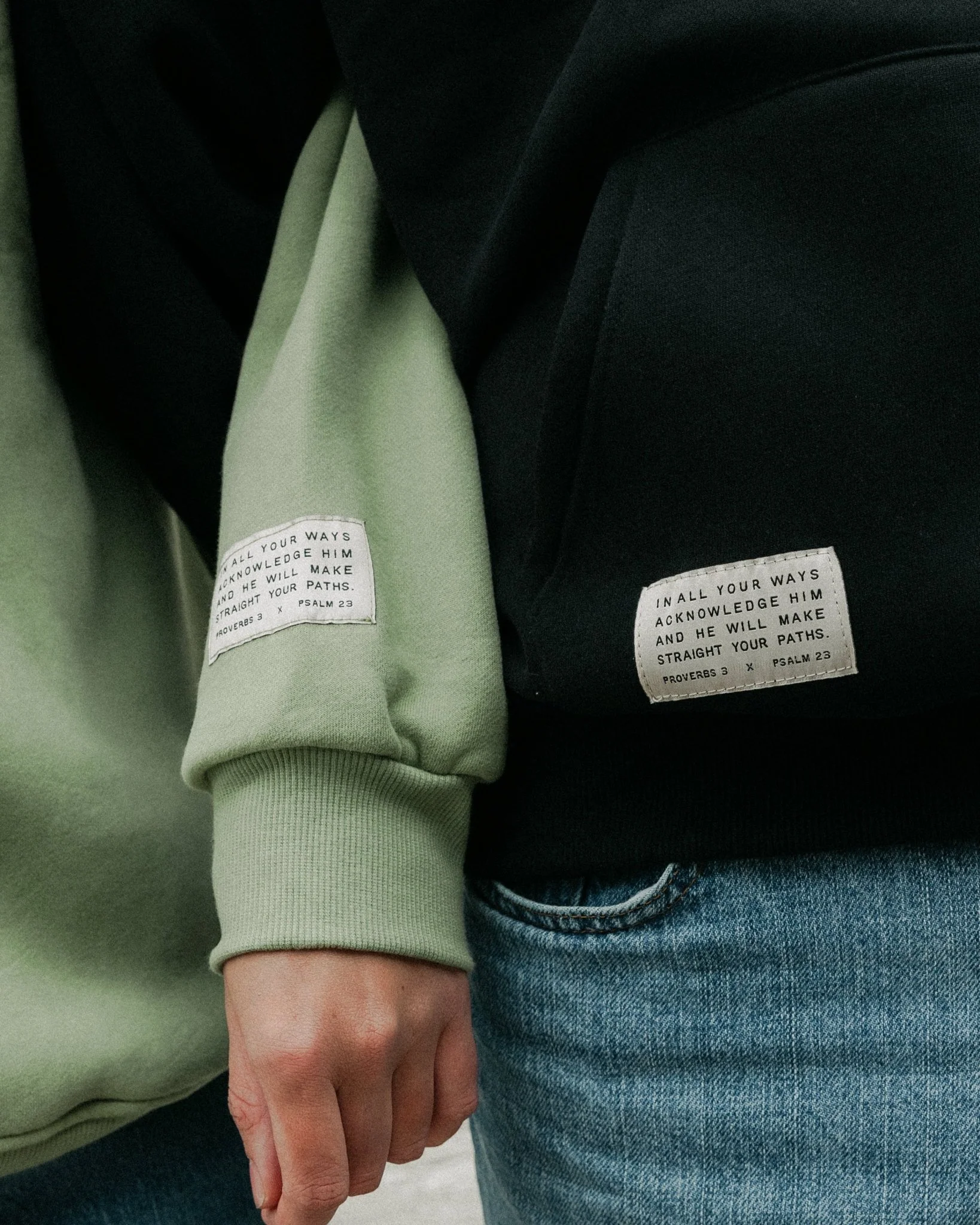 "Good Shepherd" Green Pastures Comfort Crewneck - Image 3
