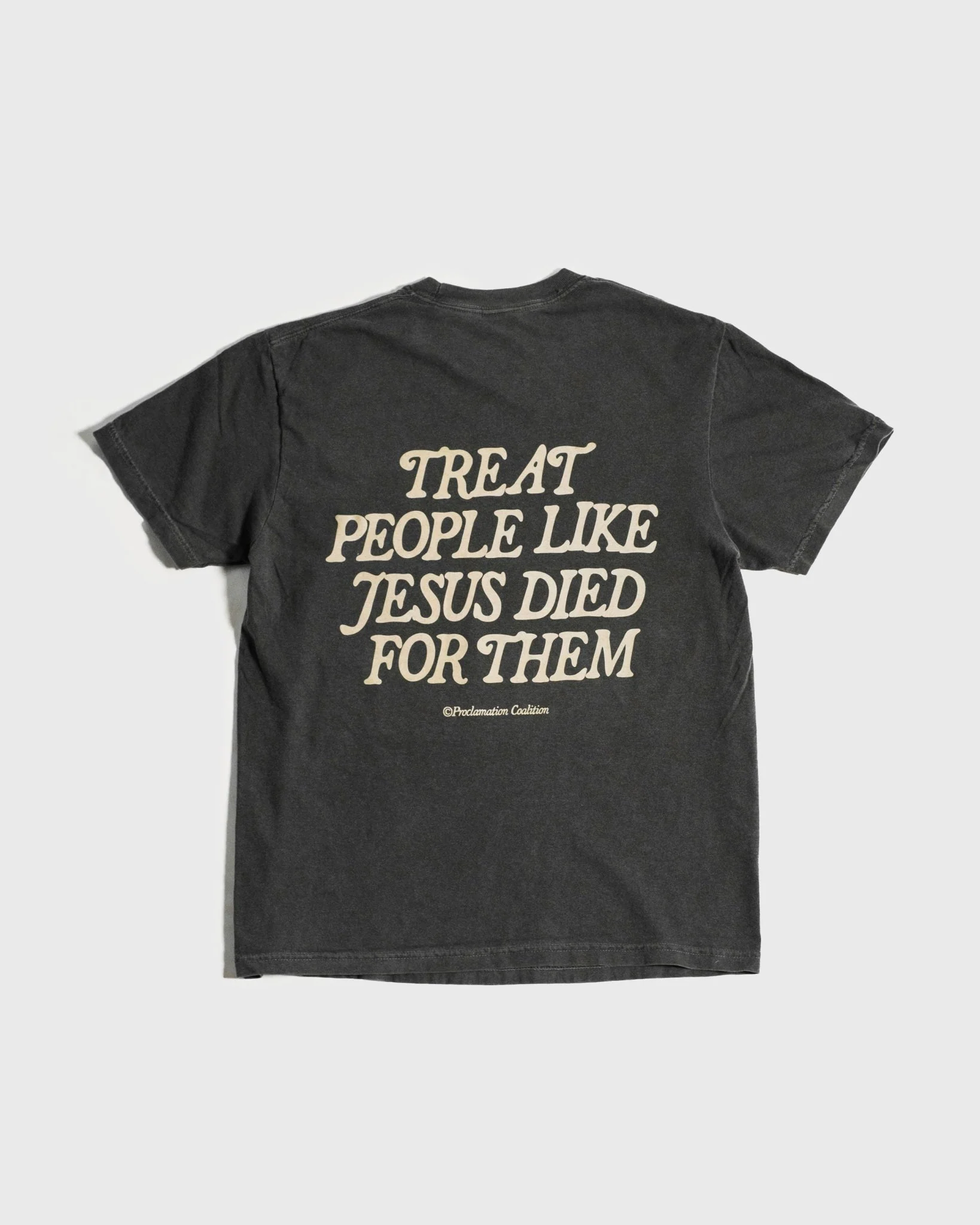 Treat People Like Jesus Died for Them® Pepper Tee - Image 3
