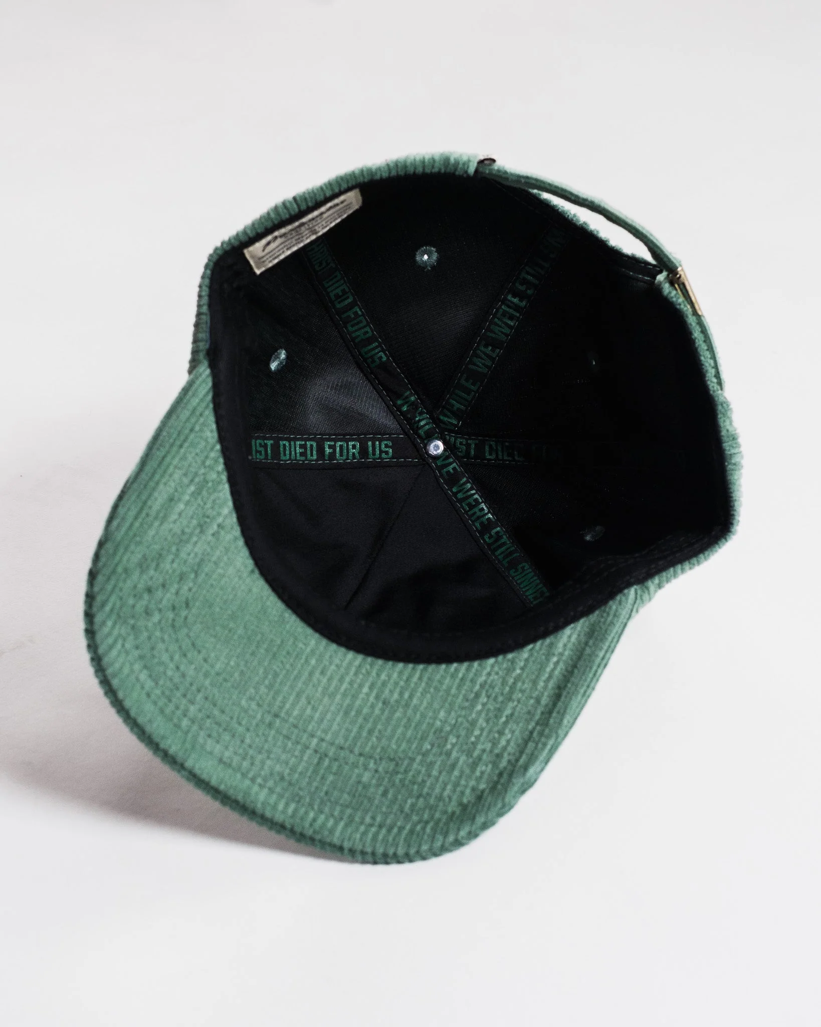 "While We Were Still Sinners" Corduroy Hat - Image 5